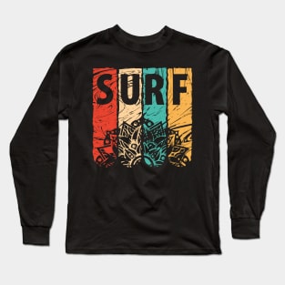 Surfer Surf Desing Long Sleeve T-Shirt